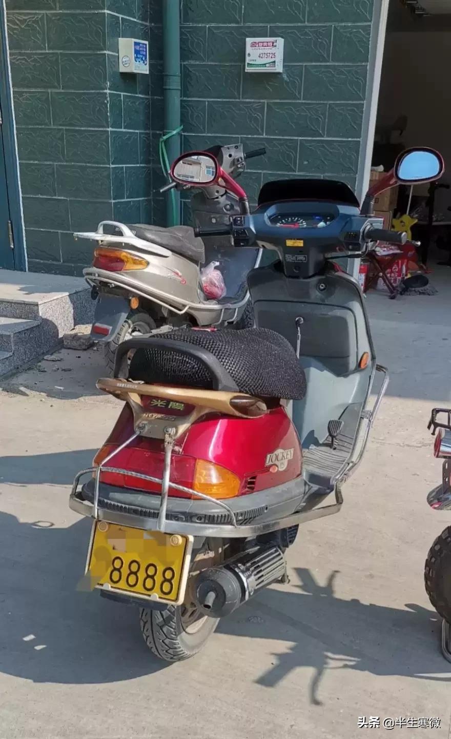 30年前的踏板摩托车,巅峰摩托大踏板