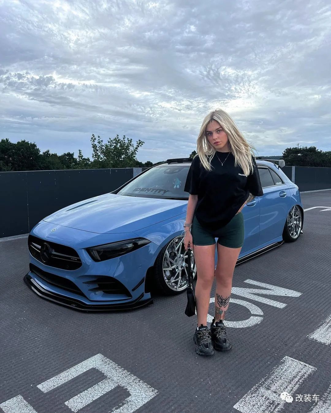 奔驰车模amga35,奔驰c级小姐姐改装