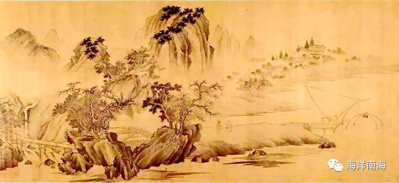 中国古代名画垂钓,古代名画垂钓