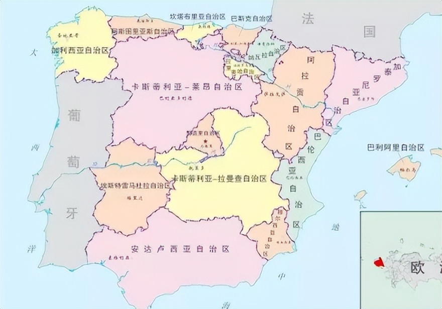 日不落帝国西班牙王国,西班牙日不落帝国有多大