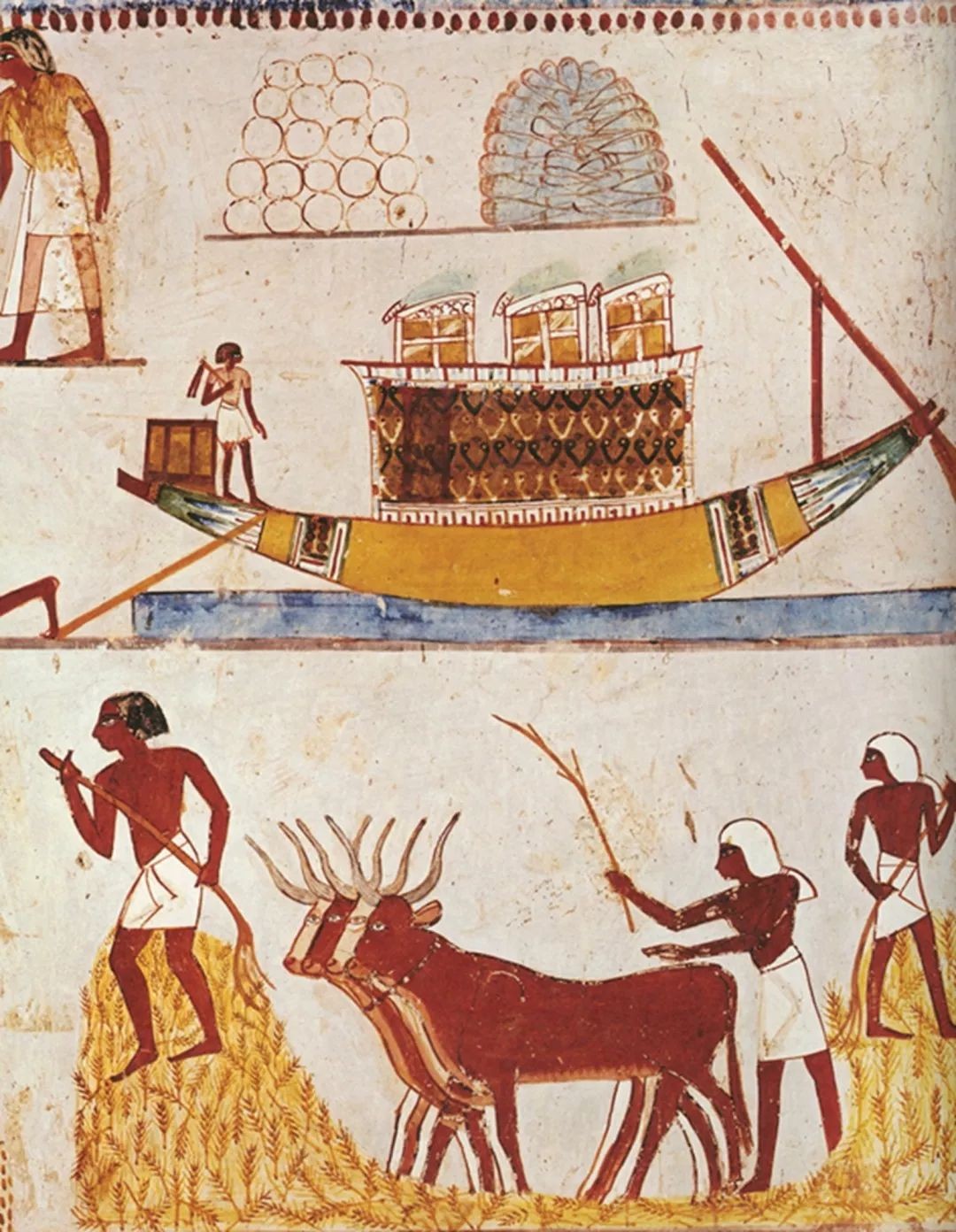 象形文字古埃及,古埃及壁画上都有哪些文字