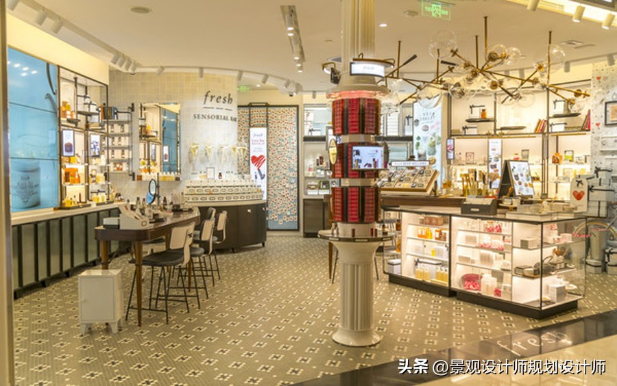 化妆品店小黑板设计,化妆品店设计案例分享