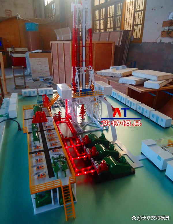 钻井平台升降沙盘模型,机器模型沙盘模型多少钱