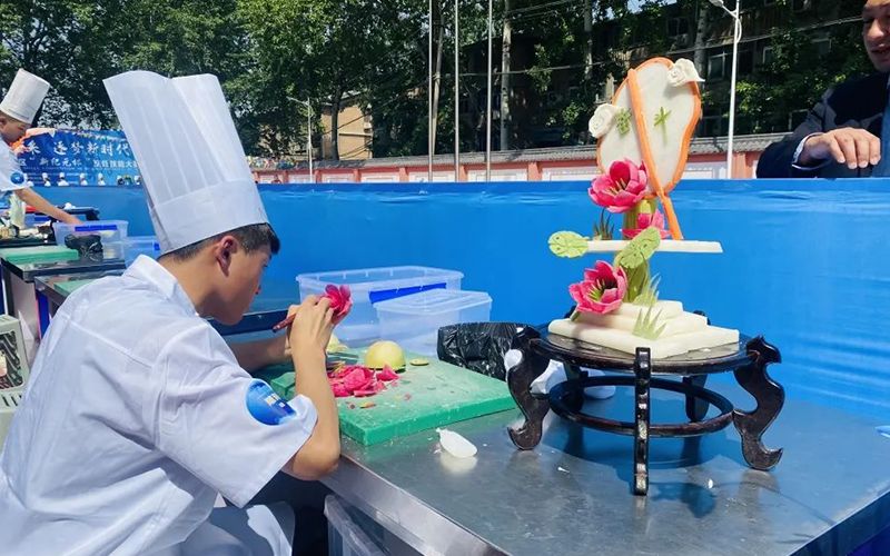 陕西省西安市灞桥区技能大赛,陕西华山技师学院学生竞赛