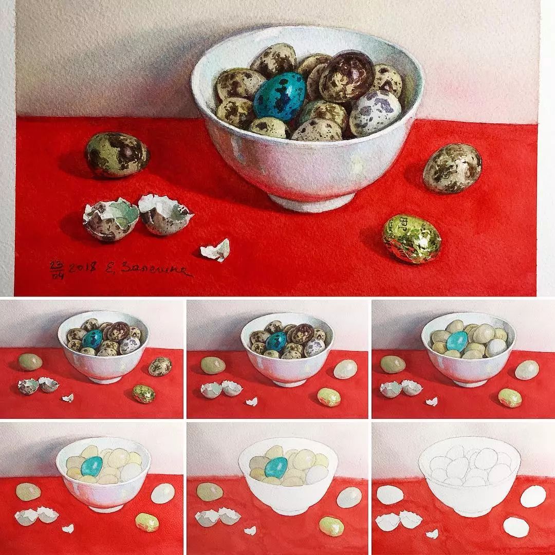 水彩画面脏？颜色单薄？不会调色，简单教程让你从小白变成大神