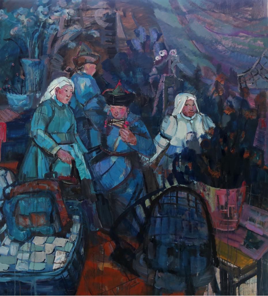 中央民族大学夏展油画作品,油画作品欣赏山东艺术学院