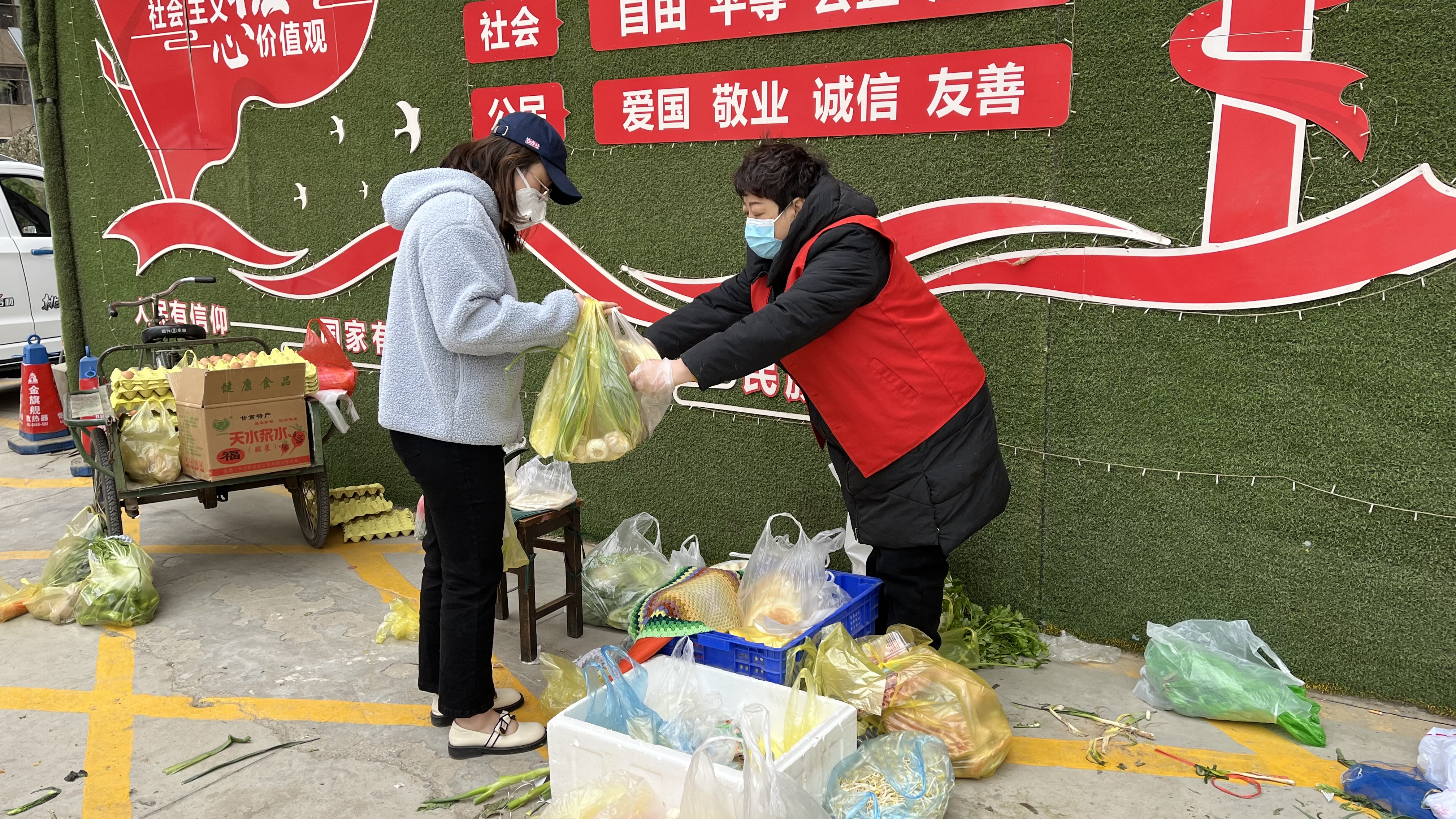 生活物资配送社区防控,生活物资防疫物资储备情况