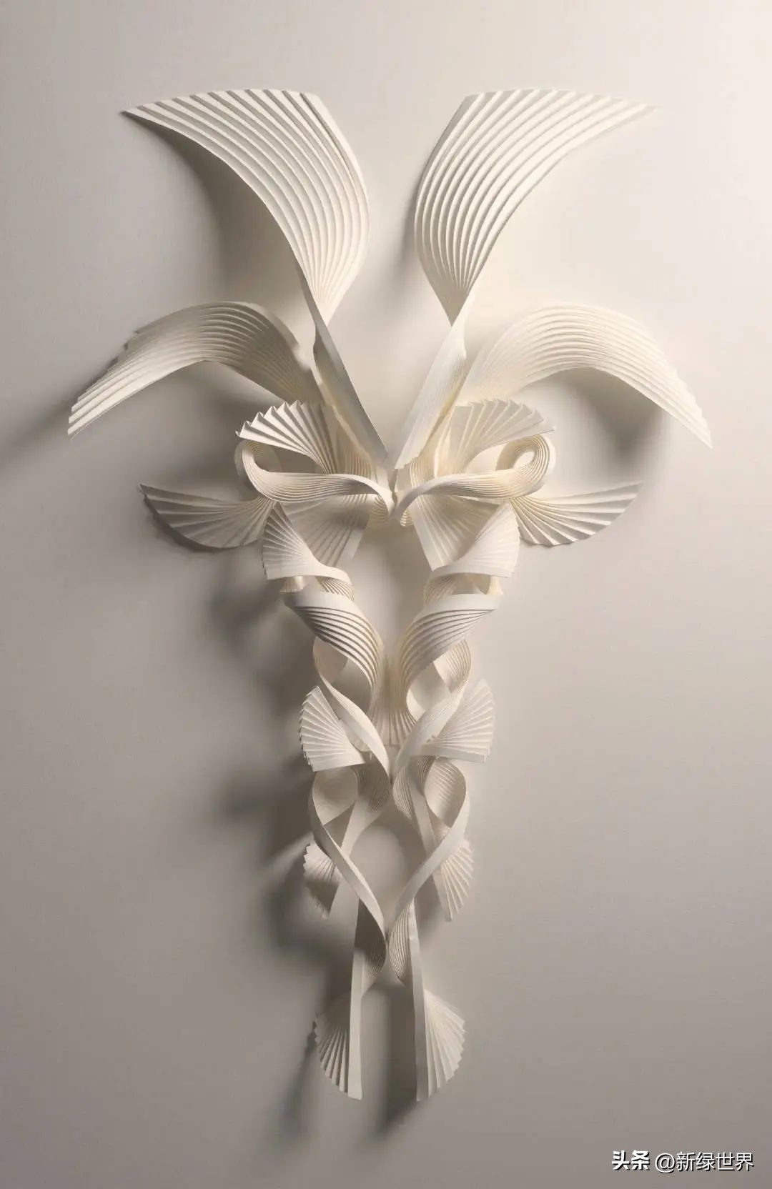 纸艺作品绘画,千变万化的纸艺术作品