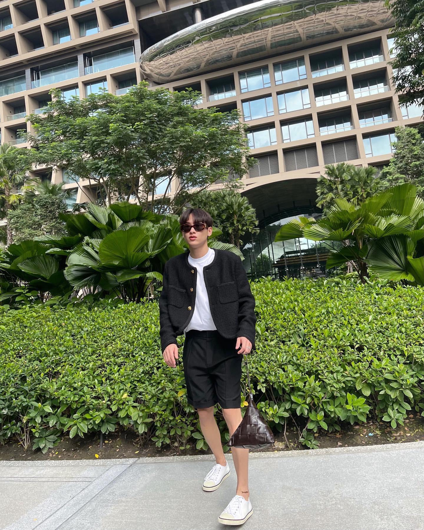 粉色系甜酷风穿搭男,粉色系极简穿搭男生