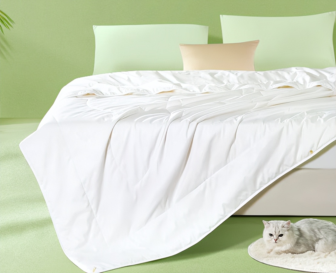 水星严选家纺大豆纤维被子夏凉被,全棉床上用品大豆纤维被子夏凉被