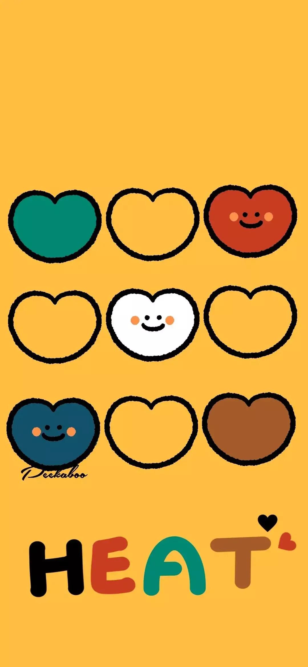 绿色可爱卡通壁纸超清全面屏,卡通可爱壁纸高清全屏可自取