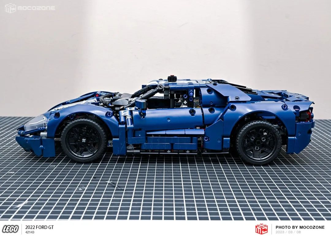乐高积木福特gt跑车,福特gt2022