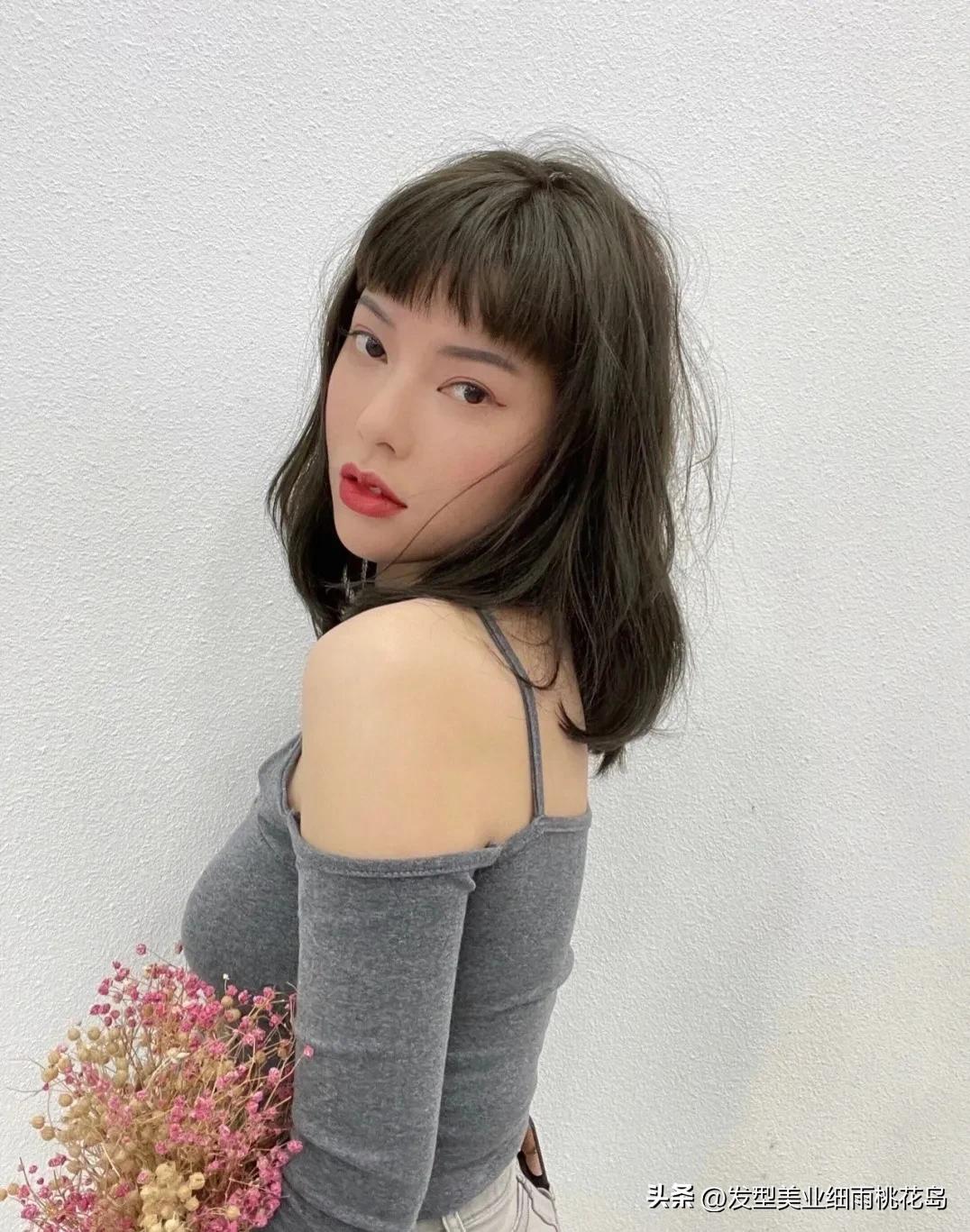 眉上刘海怎么剪,凌乱的眉上刘海