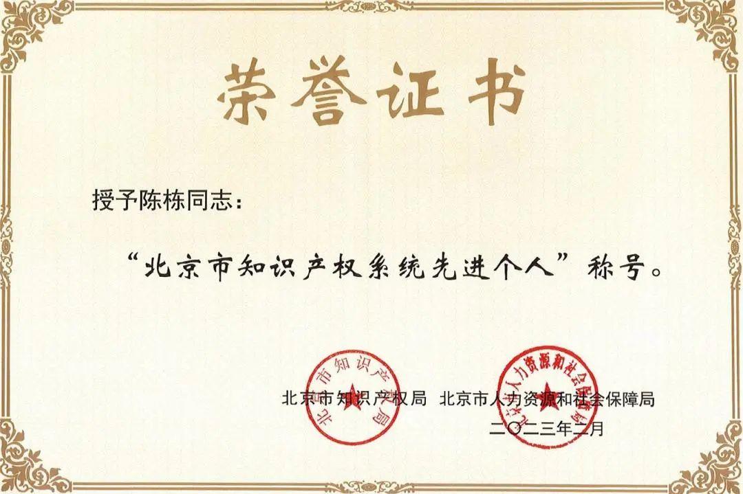 2019年知识产权工作先进个人,全国知识产权系统先进个人