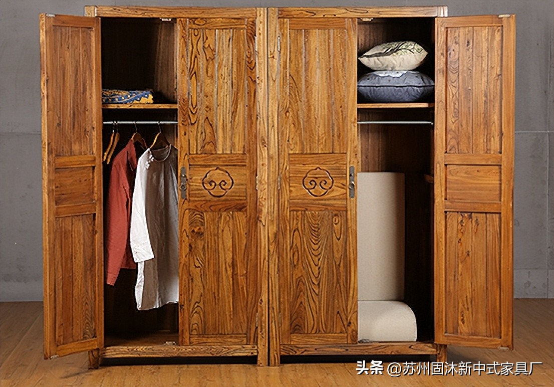 三室两厅简约风实木家具推荐,原木色简约新中式家具实景