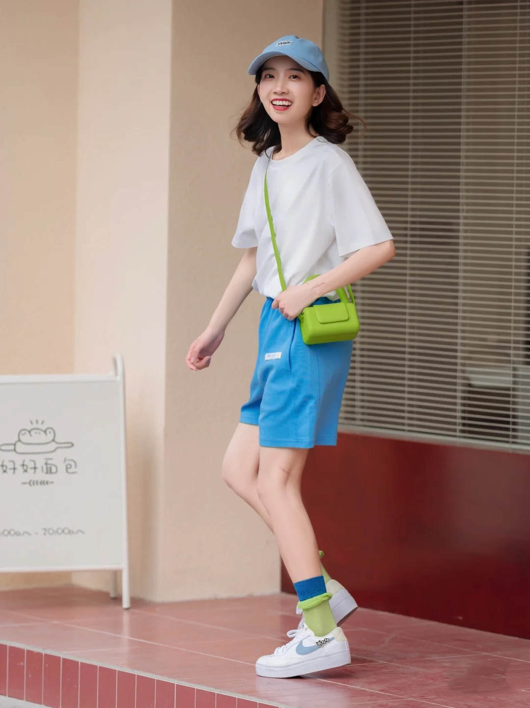 t恤色彩怎么搭配,天蓝色t恤怎么配色