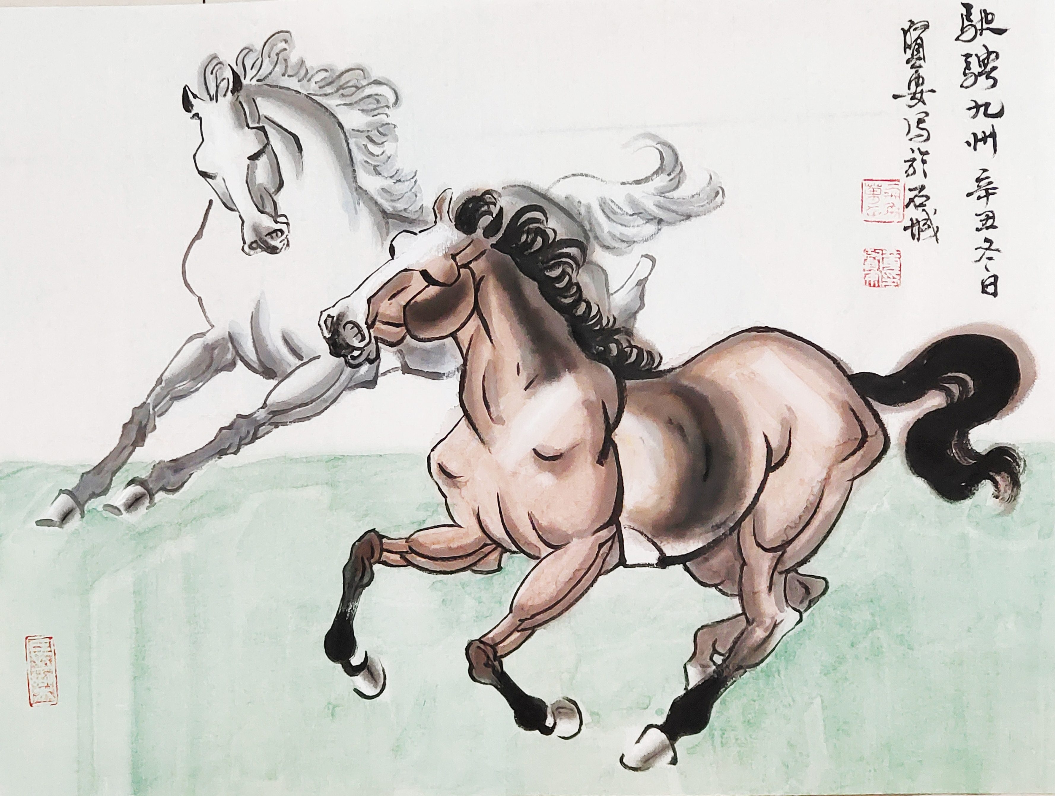 迎冬奥庆新春书画,迎元宵庆冬奥绘画一等奖