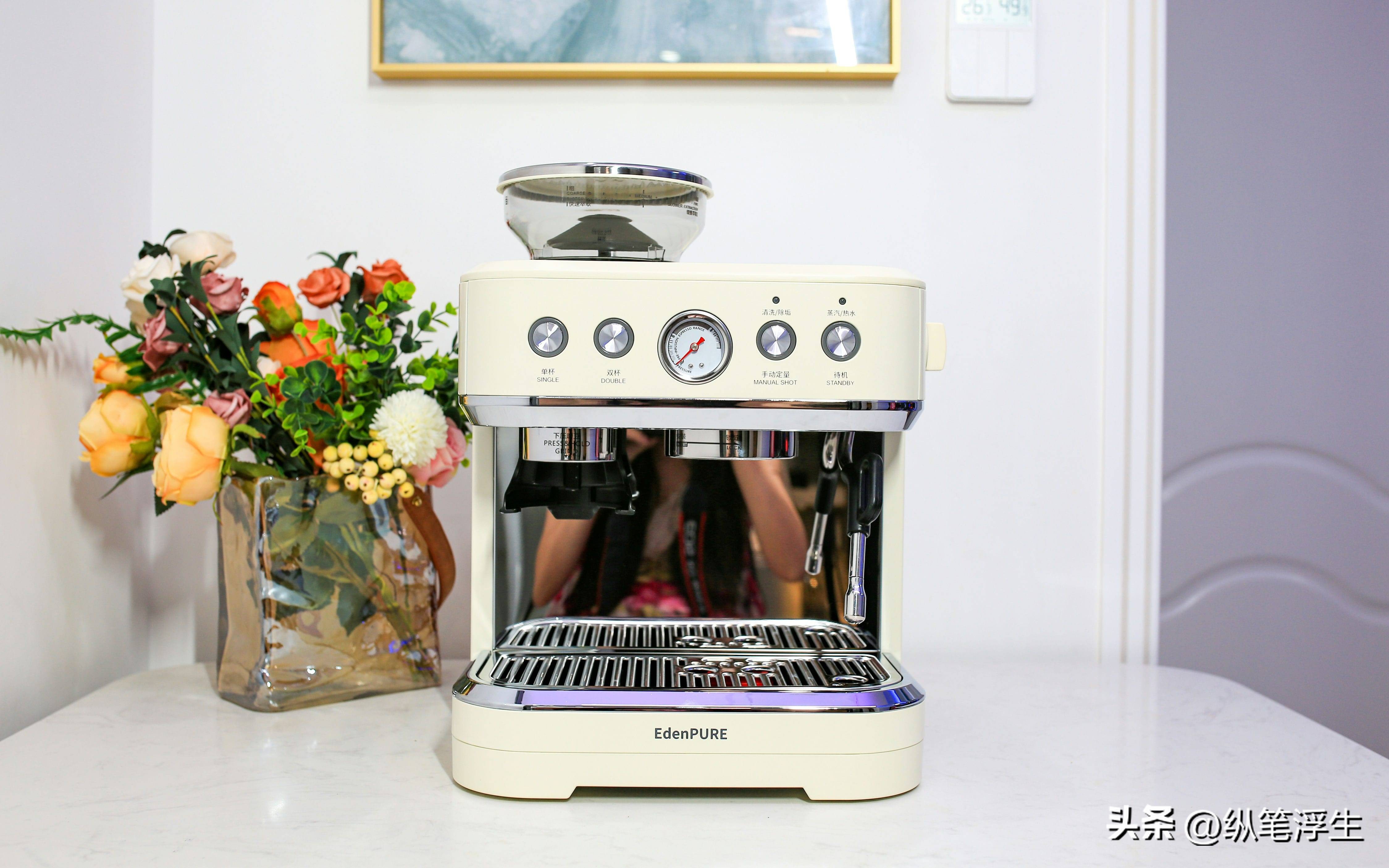 在家也能享受专业咖啡师手艺，宜盾普EOS意式半自动咖啡机体验
