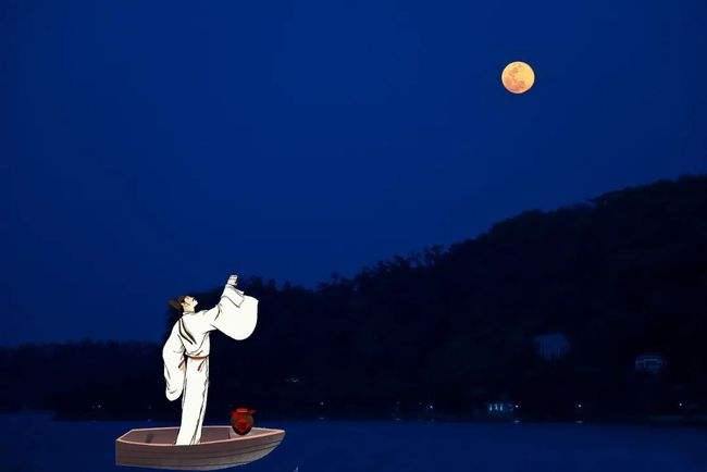 李白诗中描写月亮的诗句有什么,诗词文学中的月亮有多美