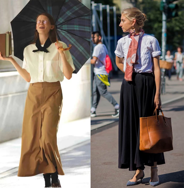 初秋简单实用的基础款穿搭,20套早秋穿搭每一件都疯狂心动