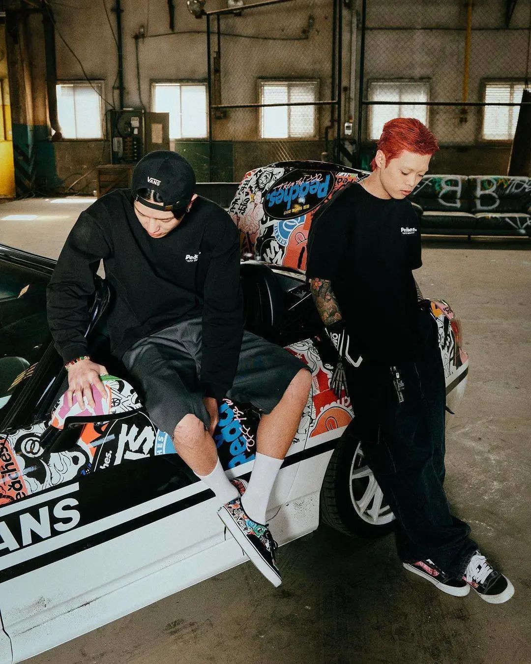 vanspeaches粉黑,vans2024年联名款