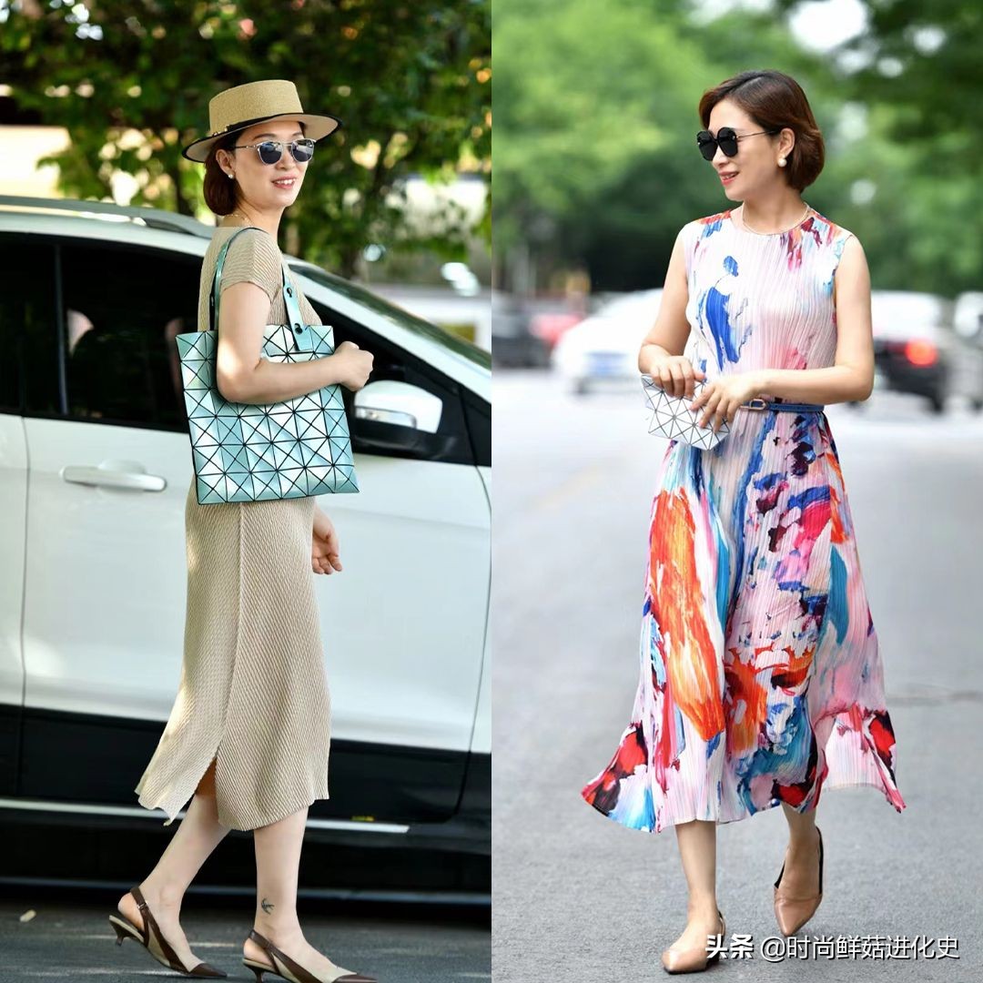 百褶裙过时了今年流行的是括号裙,2022年流行裙新款时尚