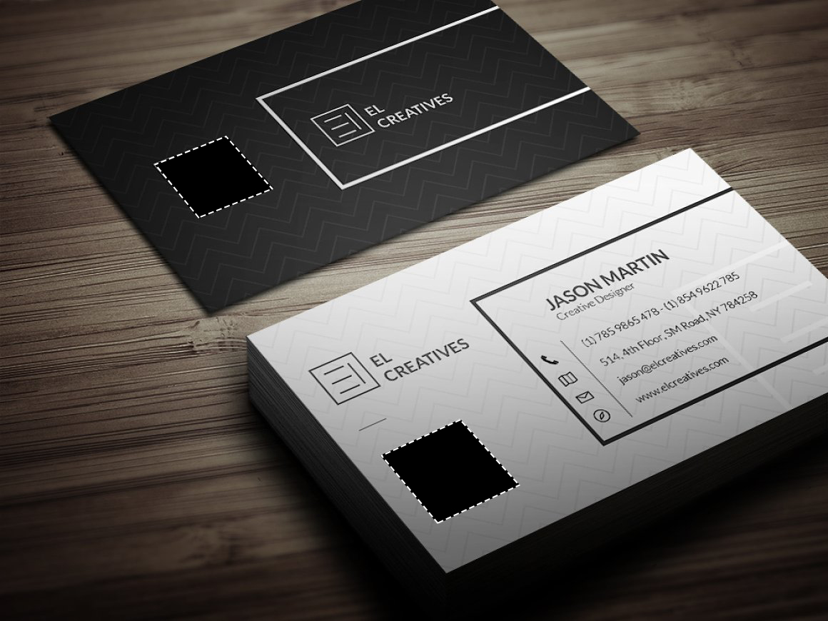 商务名片设计欣赏极致留白,高级商务简约名片设计