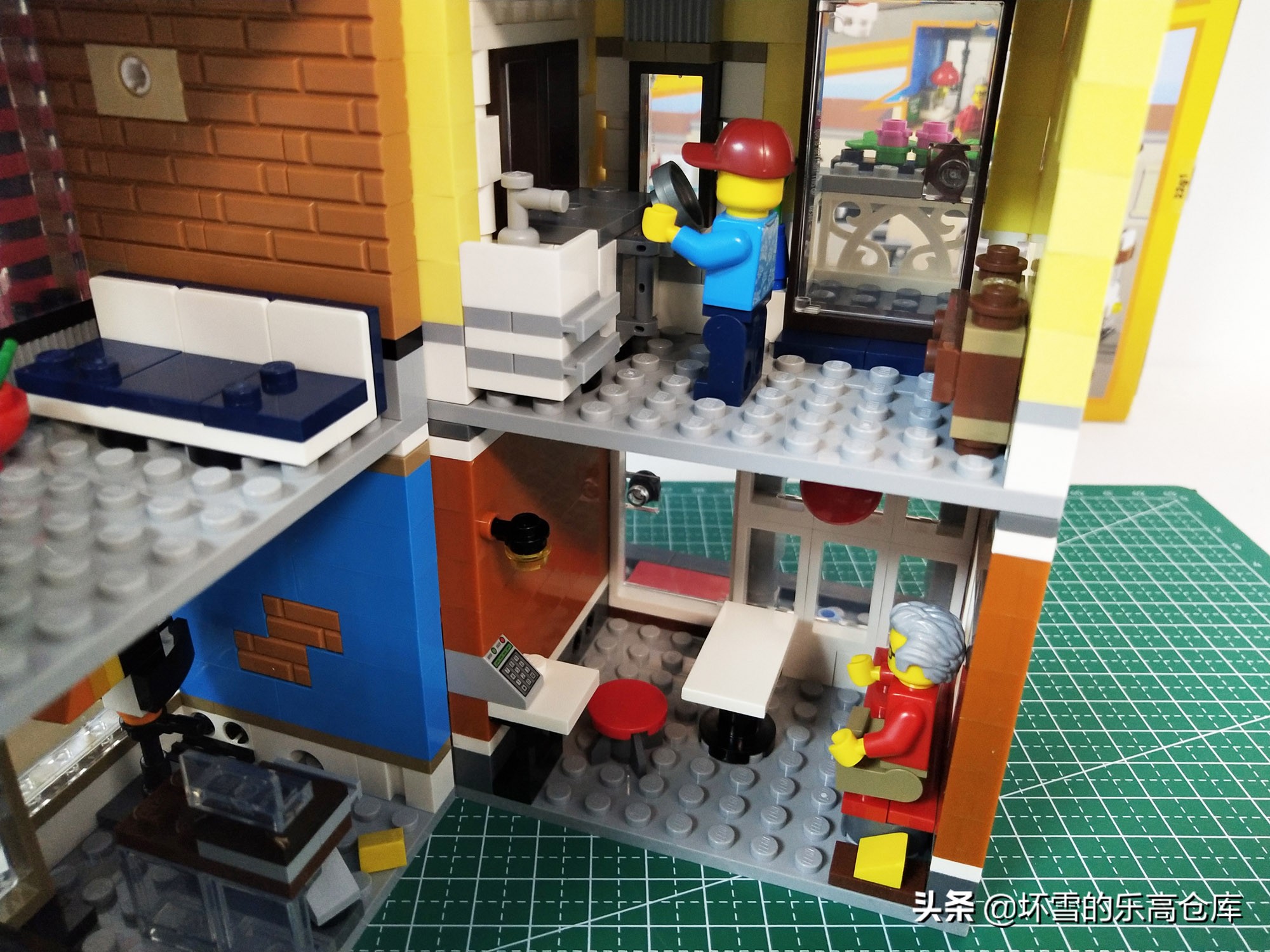 又大又炫酷的城市乐高,乐高创意百变街