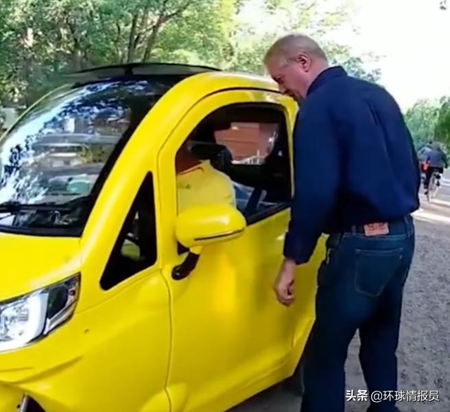 国外进口老头乐,外国老头买中国电动车