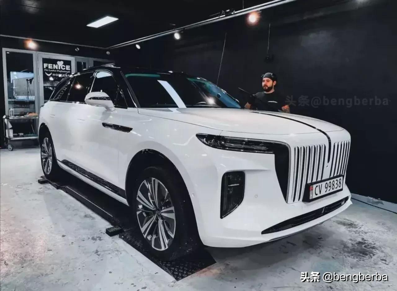 2022新款红旗e-hs9燃油版五座,红旗hs9出口多少钱