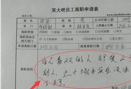 一封特别有意思的辞职信,很有深度的一份辞职信