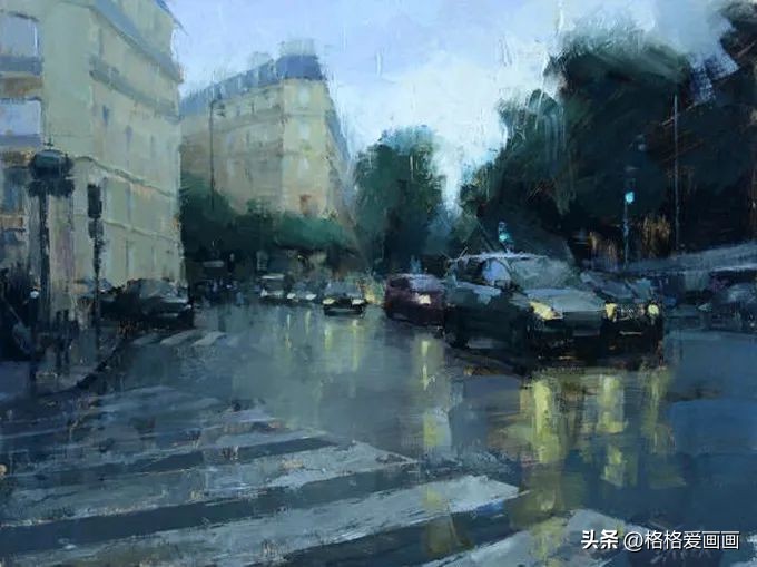 充满意境的朦胧油画印象派,比较好的油画色彩风格