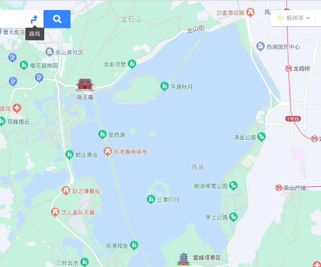 西湖美景再现许仙与白娘子,雷峰塔是杭州西湖最著名的景点