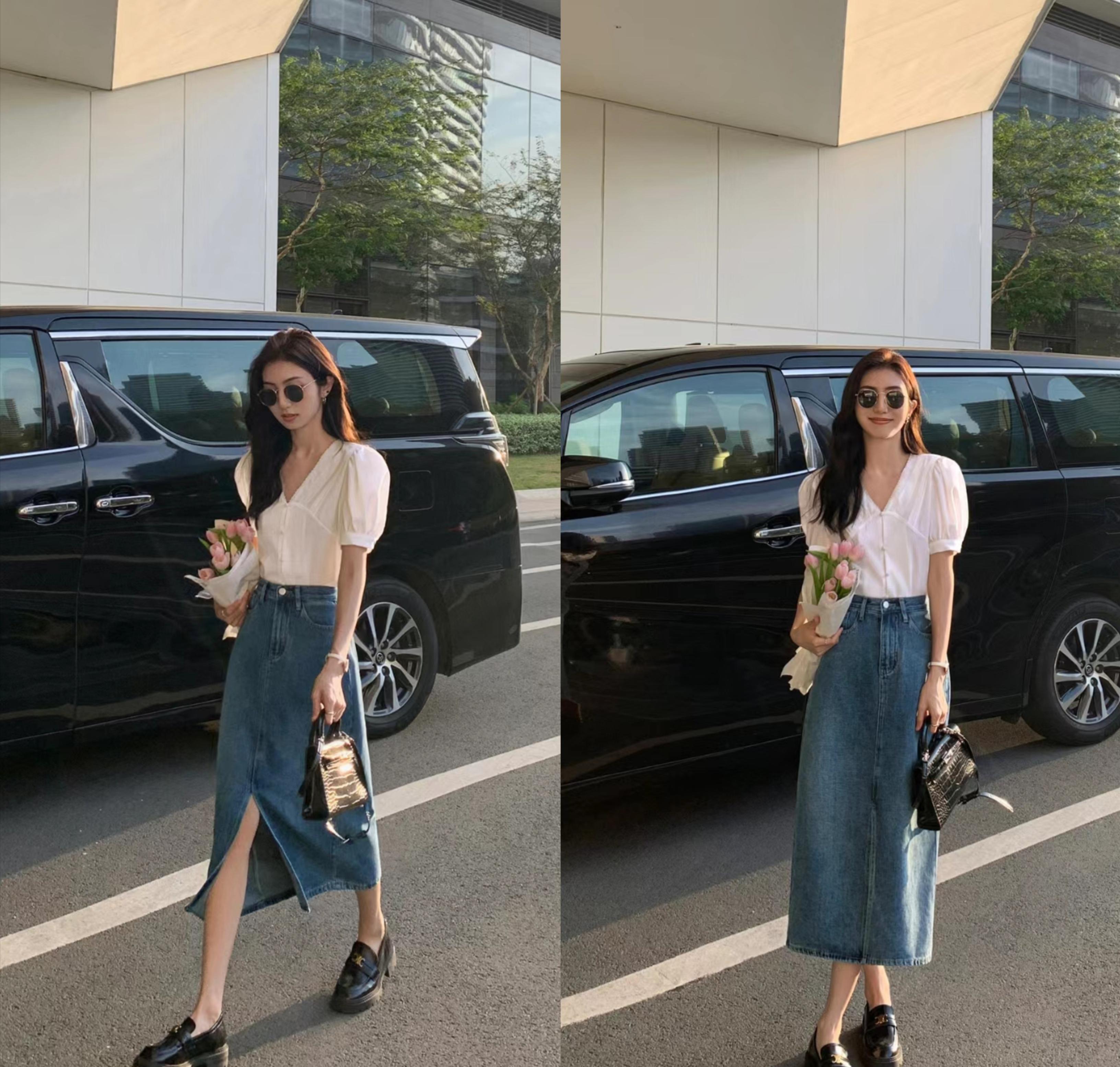 夏天裙子推荐不要碎花裙,夏天裙子牛仔裙