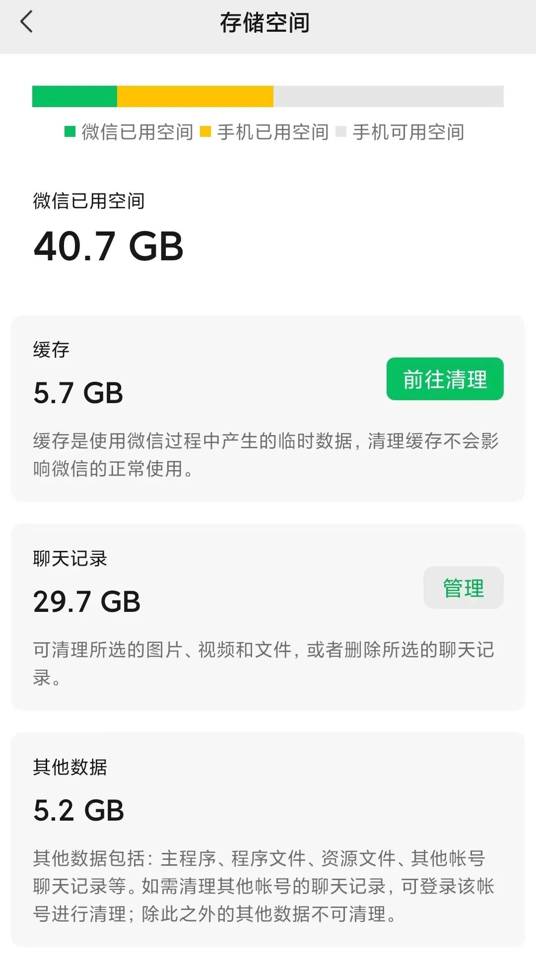 怎么清理手机微信占用的手机内存,手机微信内存占用很大怎么清理
