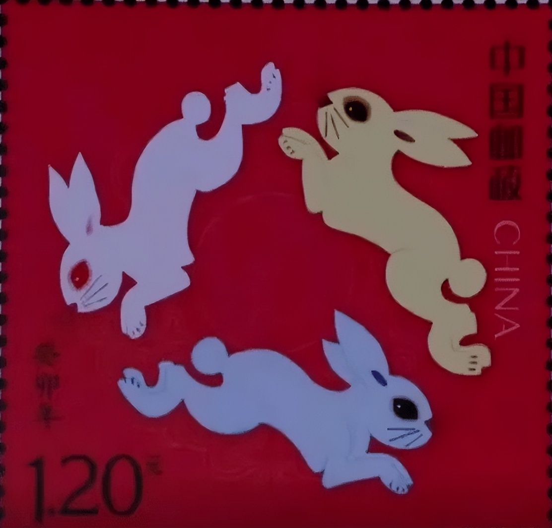 2023邮票蓝兔子有多大开本,2023年大版兔邮票