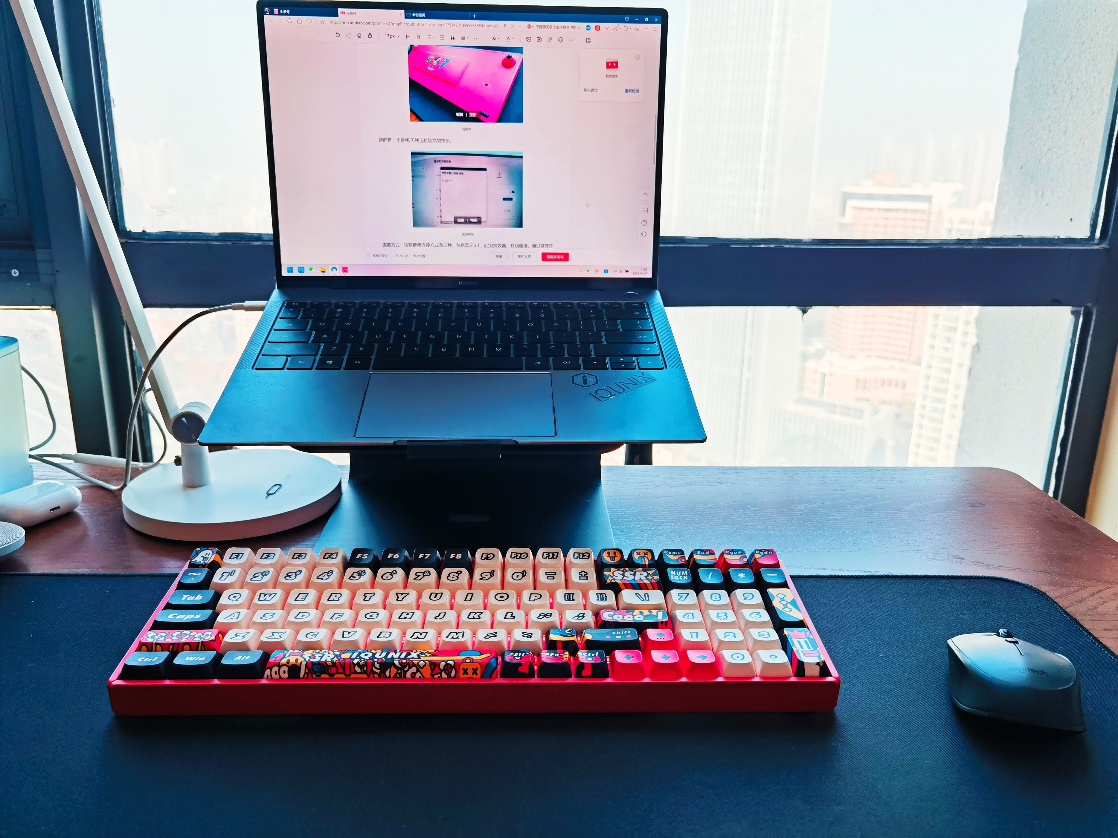 赛睿机械键盘开箱,朋克机械键盘开箱