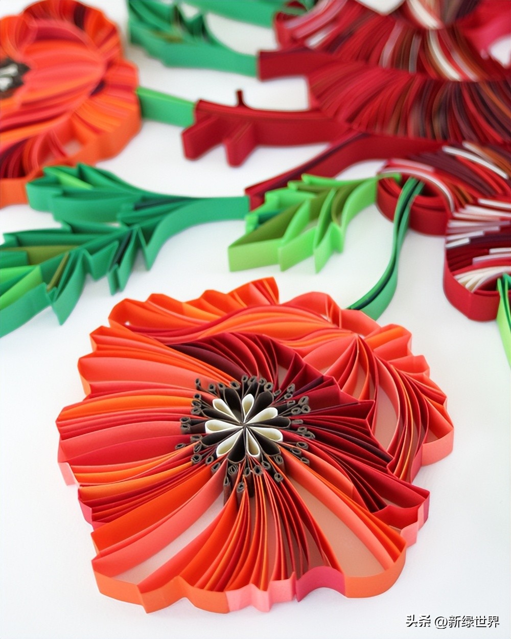 一组纸艺作品,令人惊艳的纸艺作品