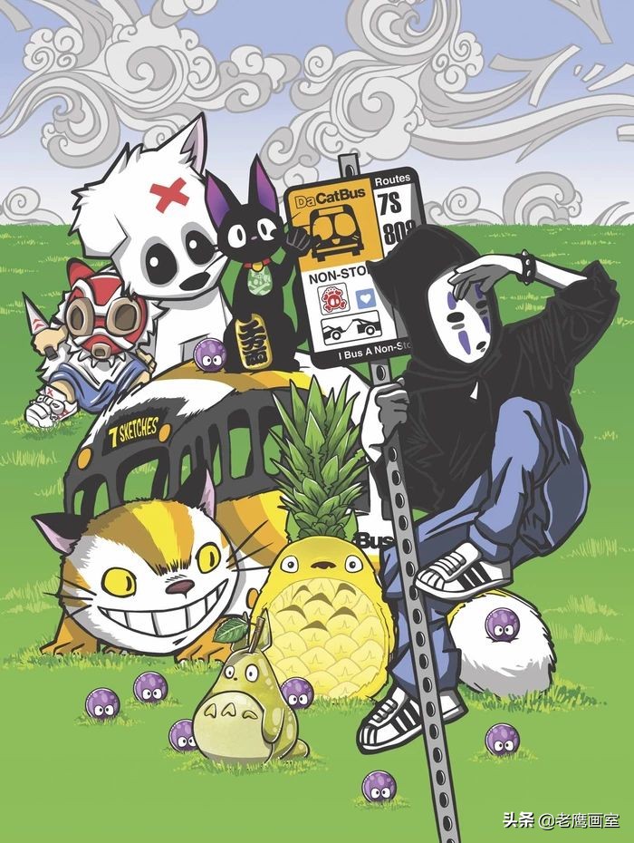 大师宫崎骏珍藏多年的画稿,100个画家致敬梵高