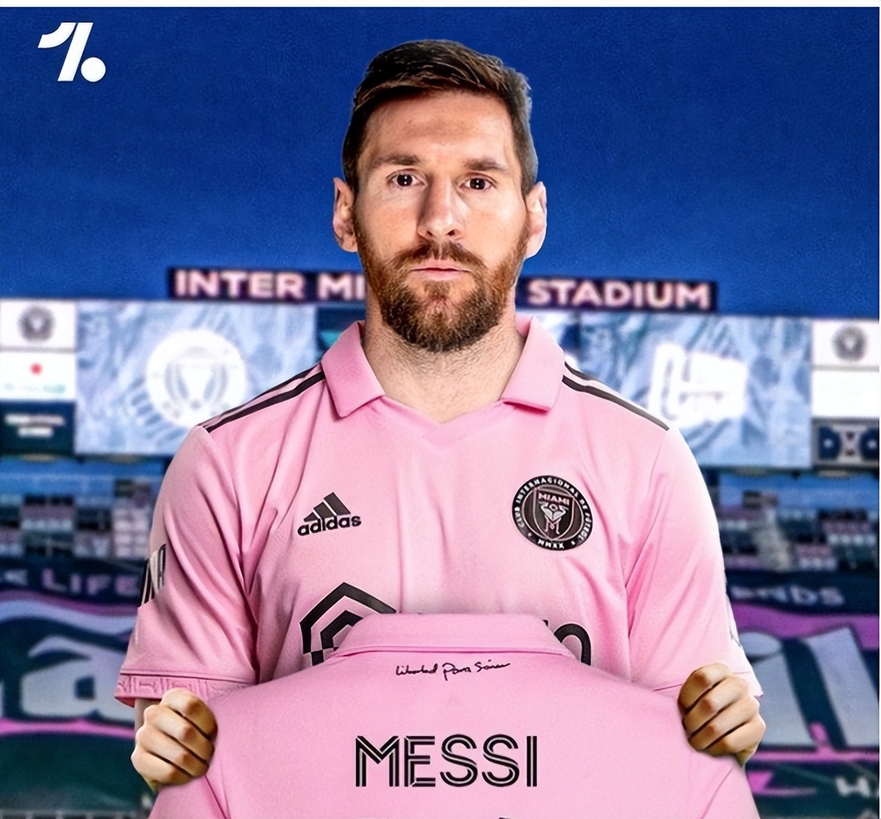 超级巨星梅西的力量！100万粉丝迈阿密，24小时突破600万