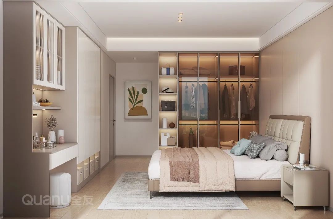 全友定制衣柜整体效果图,全友定制6平米衣柜