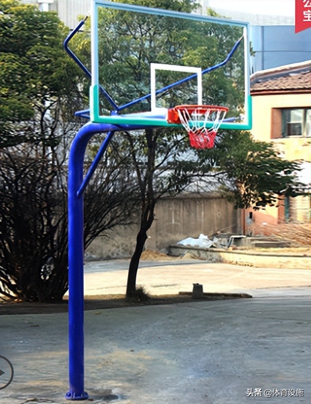 地埋式固定篮球架篮球架子价格,地埋篮球架改移动篮球架