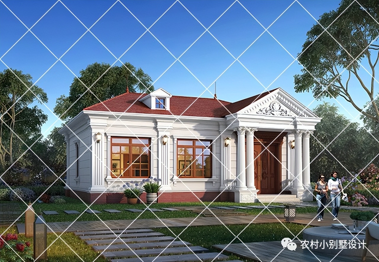 一层半层小别墅新款农村自建房,农村自建房一层别墅设计最新款