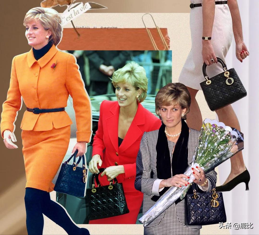 ladydior戴妃包拉链款,美到窒息的迪奥戴妃包