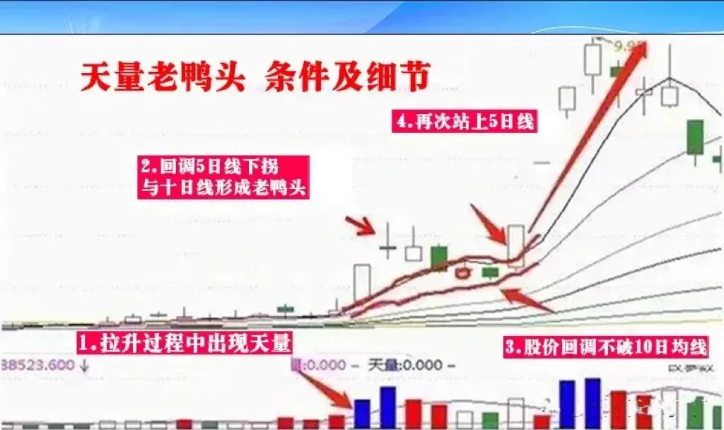 老鸭头主升浪形态图和成交量,通达信老鸭头选股指标专抓主升浪