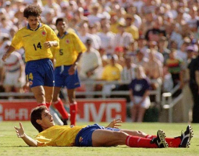 1994年世界杯哥伦比亚球员被枪杀,94年世界杯哥伦比亚惨案