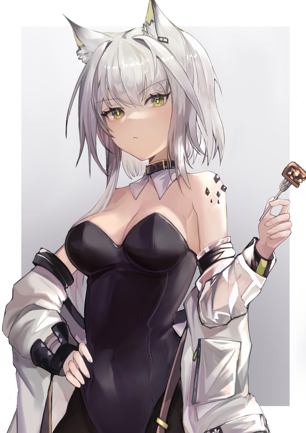 明日方舟凯尔希的露肩装,明日方舟凯尔希预览图