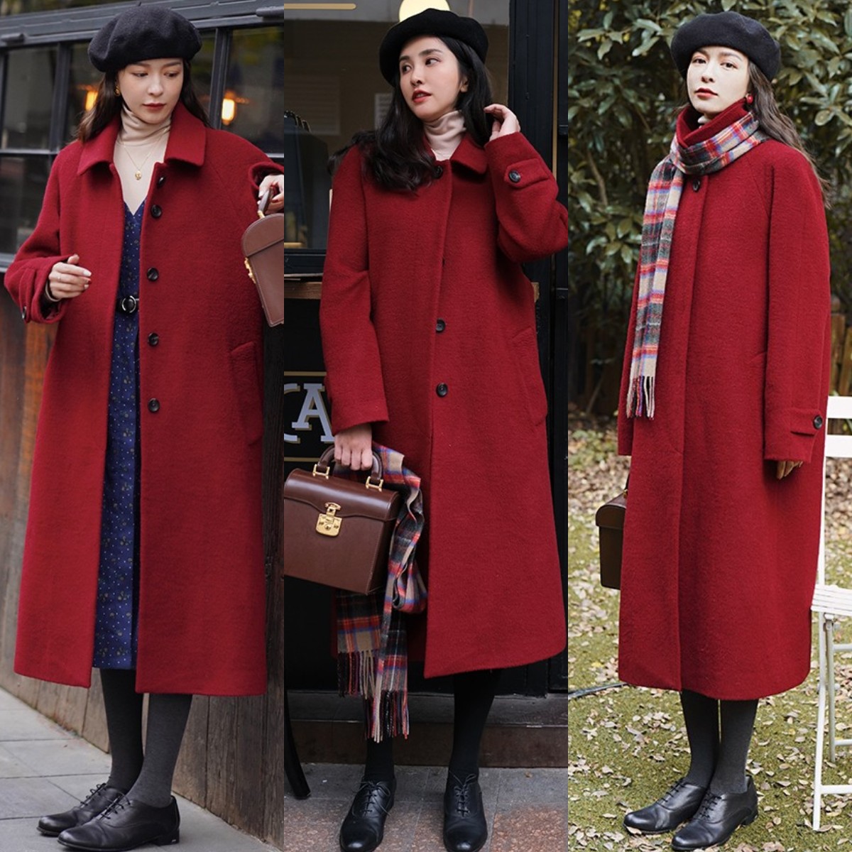 女人到了一定年纪买衣服要有质感,40多的女人穿什么颜色的大衣好看