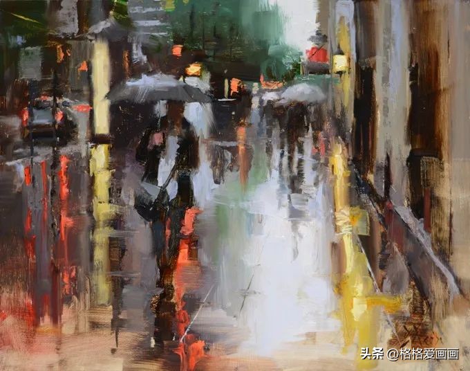 充满意境的朦胧油画印象派,比较好的油画色彩风格