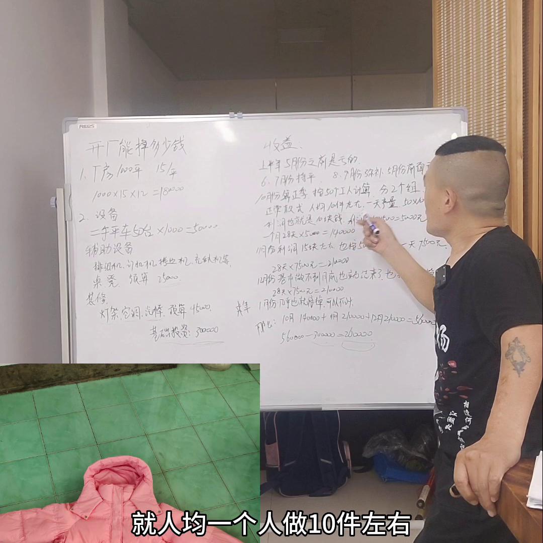 开羽绒厂挣钱吗,开羽绒服工厂要多少钱